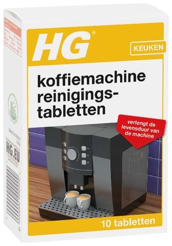 HG koffiemachine reinigingstabletten 1 st