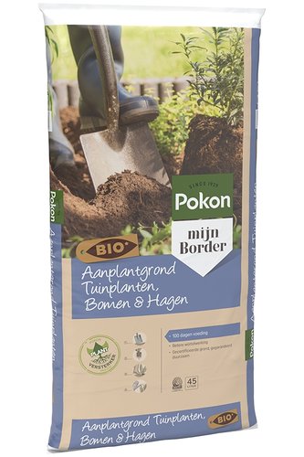 Pokon Bio Aanplantgrond Tuinplanten, Bomen & Hagen 45L