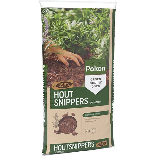 Pokon Houtsnippers Cacaobruin 45L - afbeelding 1
