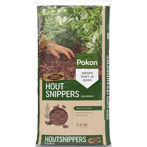 Pokon Houtsnippers Cacaobruin 45L - afbeelding 2