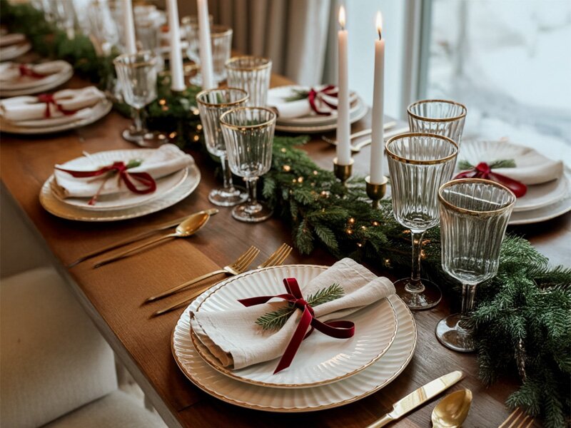 Hoe creëer je een chique kersttafel met bijpassende decoratie? Hoe creëer je een chique kersttafel met bijpassende decoratie?