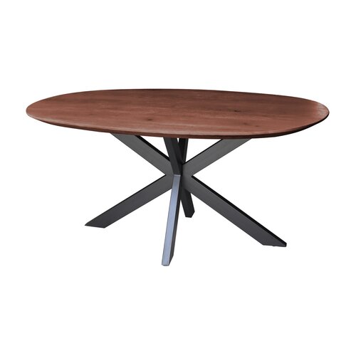 24Seven Eettafel Tobey - L160xB90xH76cm Walnoot