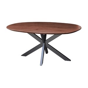 24Seven Eettafel Tobey - L160xB90xH76cm Walnoot