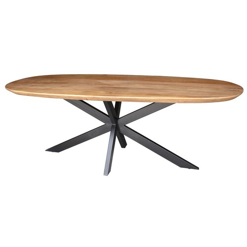 24Seven Eettafel Tobey - L220xB95xH76cm Eiken