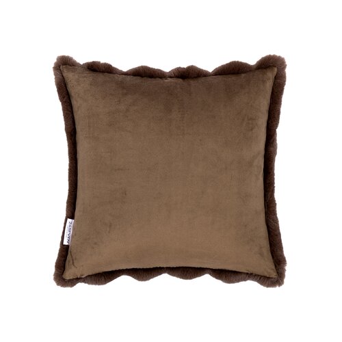 24Seven Kussen Lou chocolate - 45 x 45 cm - afbeelding 2