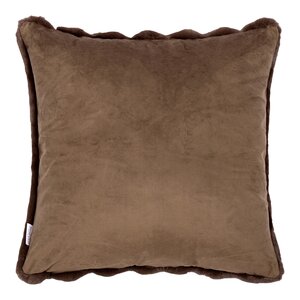 24Seven Kussen Lou chocolate - 60 x 60 cm - afbeelding 2