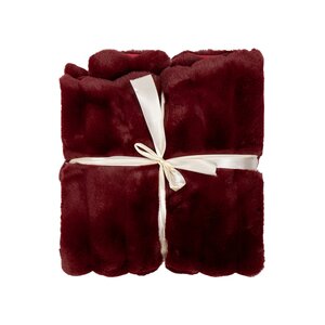 24Seven Plaid Lou merlot - 130 x 170 cm - afbeelding 2