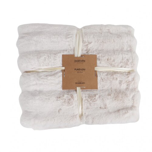24Seven Plaid Lou offwhite - 130 x 170 cm - afbeelding 2