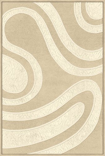 24Seven Wanddeco Beige waves - B60xH90cm