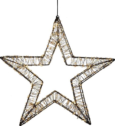 3D ster metaal 1200l 56x5cm luxery - afbeelding 1