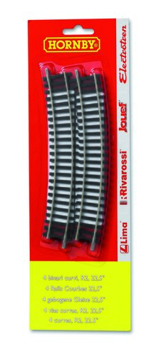 4 GEBOGEN RAILS 22,5°extra rails voor My Village Express.