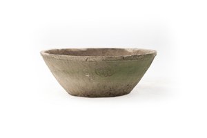 Aardewerk Schaal Wit - Ø 30 x H 8,5 cm