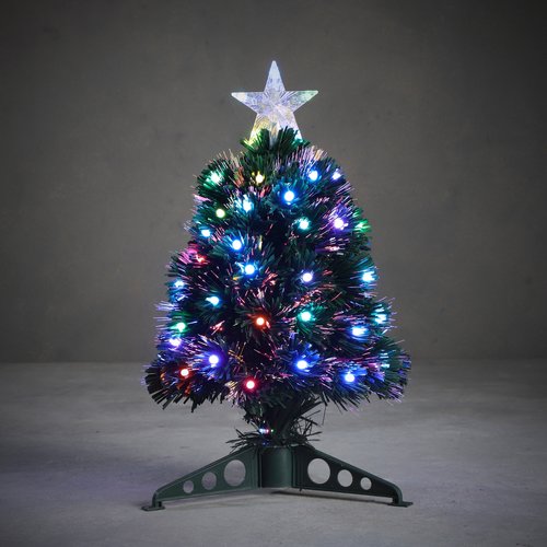 Luca Lighting Abbey kunstkerstboom Multicolour - H 45 x D 25 cm