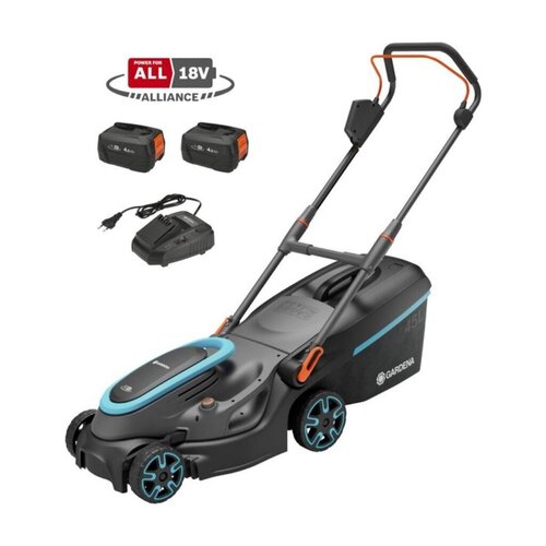 Accu grasmaaier PowerMax 37/36V P4A Set