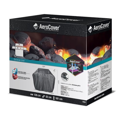 AeroCover Gasbarbecue Beschermhoes 126 x 52 x 101 cm - afbeelding 2