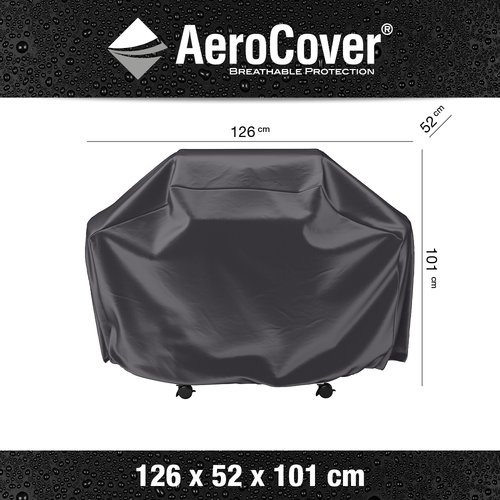 AeroCover Gasbarbecue Beschermhoes 126 x 52 x 101 cm - afbeelding 4