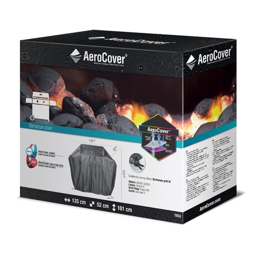 AeroCover Gasbarbecue Beschermhoes 132 x 52 x 101 cm - afbeelding 2