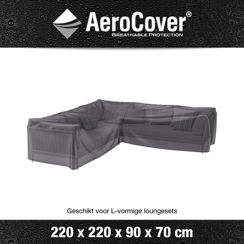 AeroCover Loungesethoes hoekset 220 x 220 x 70 cm - afbeelding 3