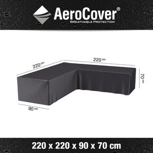 AeroCover Loungesethoes hoekset 220 x 220 x 70 cm - afbeelding 4
