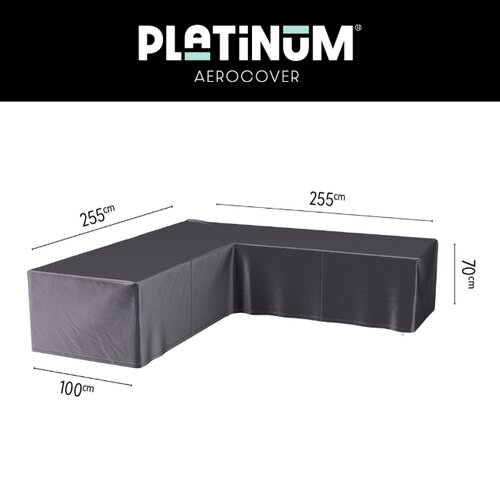 Platinum AeroCover Lounge Hoek Hoes L 255/255 x B100 x H70 - afbeelding 1