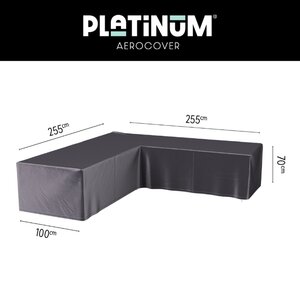 Platinum AeroCover Lounge Hoek Hoes L 255/255 x B100 x H70 - afbeelding 1