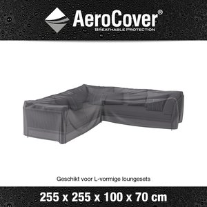 AeroCover Loungesethoes hoekset 255 x 255 x 70 cm - afbeelding 3