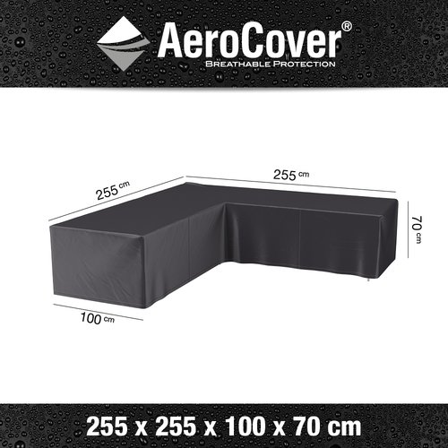 AeroCover Loungesethoes hoekset 255 x 255 x 70 cm - afbeelding 4