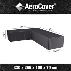 AeroCover Loungesethoes hoekset links 330 x 255 x 70 cm - afbeelding 4