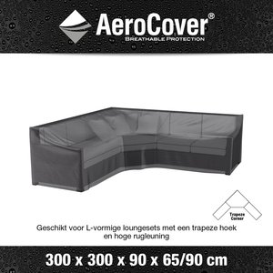 AeroCover Loungesethoes hoekset Trapeze 300 x 300 x 65/90 cm - afbeelding 3