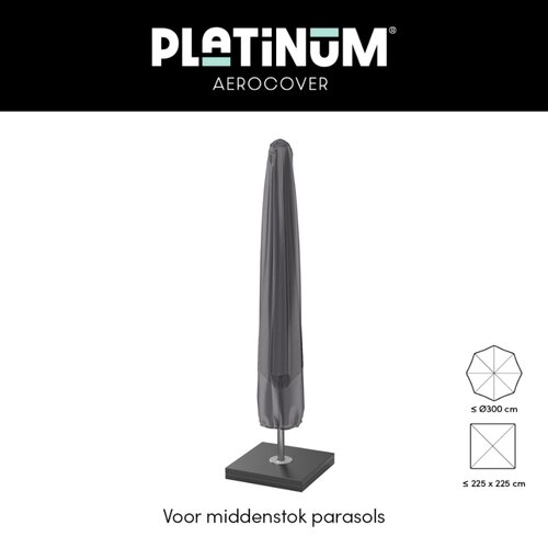 Platinum AeroCover Staande Parasolhoes B25/35 x H165 - afbeelding 2