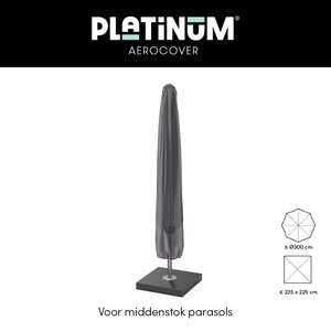 Platinum AeroCover Staande Parasolhoes B25/35 x H165 - afbeelding 2