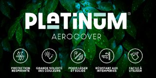 Platinum AeroCover Stapelbare Stoel / Gassysteem Stoelhoes L67 x B67 x H80/110 - afbeelding 10