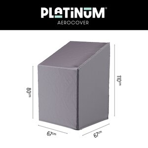 Platinum AeroCover Stapelbare Stoel / Gassysteem Stoelhoes L67 x B67 x H80/110 - afbeelding 1