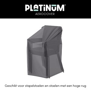 Platinum AeroCover Stapelbare Stoel / Gassysteem Stoelhoes L67 x B67 x H80/110 - afbeelding 2