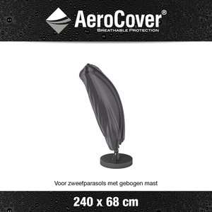 AeroCover Zweefparasolhoes  H 240 x 68 cm - afbeelding 3
