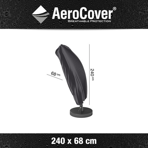 AeroCover Zweefparasolhoes  H 240 x 68 cm - afbeelding 4