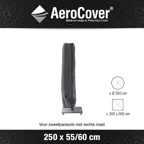 AeroCover Zweefparasolhoes  H 250 x 55/60 cm - afbeelding 3