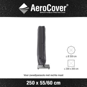 AeroCover Zweefparasolhoes  H 250 x 55/60 cm - afbeelding 3