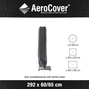 AeroCover Zweefparasolhoes  H 292 x 60/65 cm - afbeelding 3