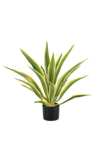 Agave UV / In Pot Tak Zijde - 70cm Geel