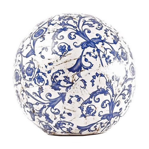 Aged ceramic bal 18 cm