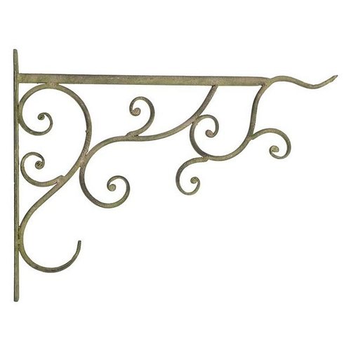Aged Metal Green basket haak