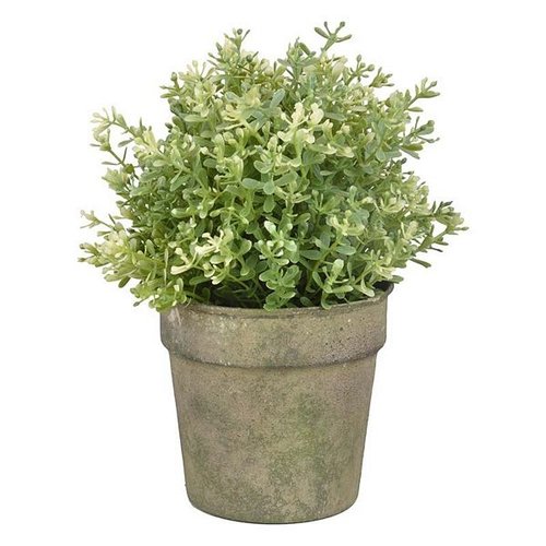 Aged Metal Green bloempot