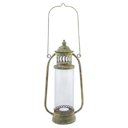 Aged Metal Green lantaarn L