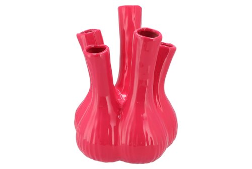 Aglio Vaas Shiny Fuchsia 26 x 35 cm - afbeelding 1