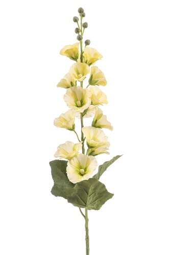 Alcea Tak Zijde - 105cm Geel