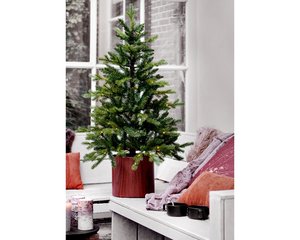 Everlands Allison Mini kunstkerstboom LED - H 90 x D 66 cm - afbeelding 2