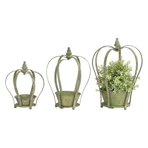 AM Green kroon plantenbak set van 3