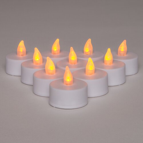 Anna’s Collection 10st. LED Theelicht Wit met Afstandbediening - afbeelding 4