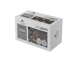 Anna's Collection Batterijverlichting 50 LED - L3,75m Warm wit - afbeelding 2
